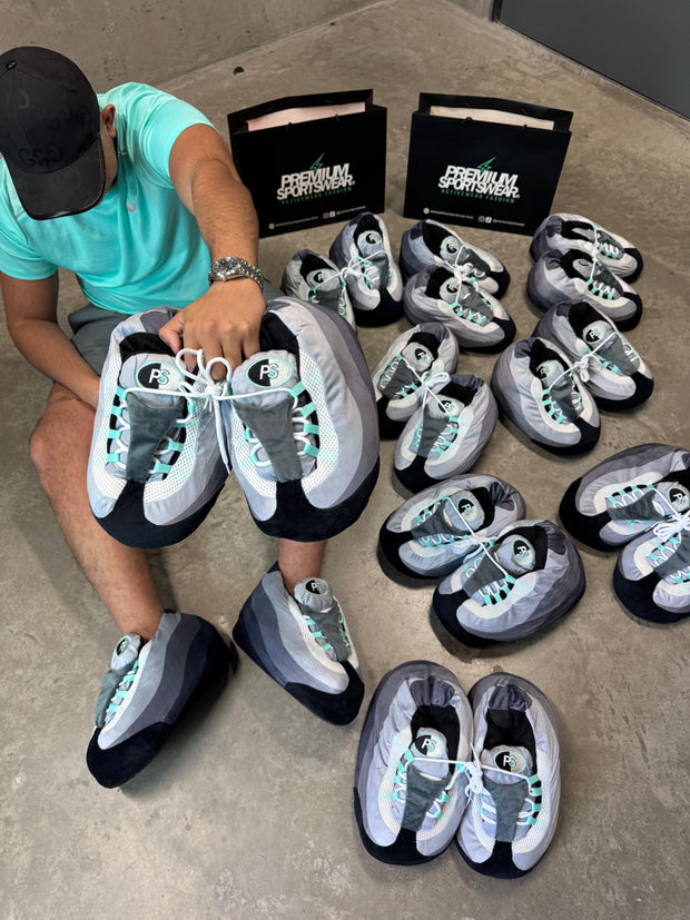Air 95 110 Slippers Hyper Turquoise Tiffany Blue