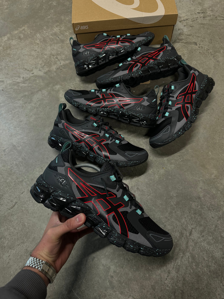 Asics Gel Quantum 180 Graphite Grey Red